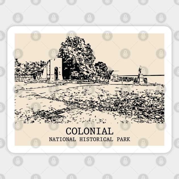 Colonial National Historical Park Magnet by Lakeric